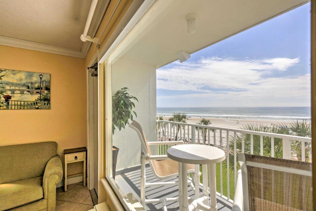 Daytona Beach Studio With Oceanfront Balcony And Pool! Luaran gambar