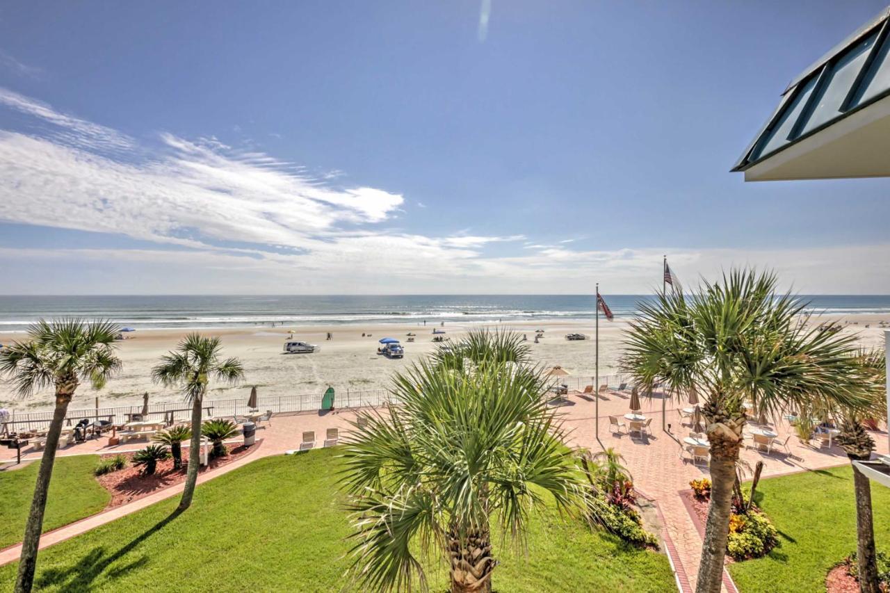 Daytona Beach Studio With Oceanfront Balcony And Pool! Luaran gambar