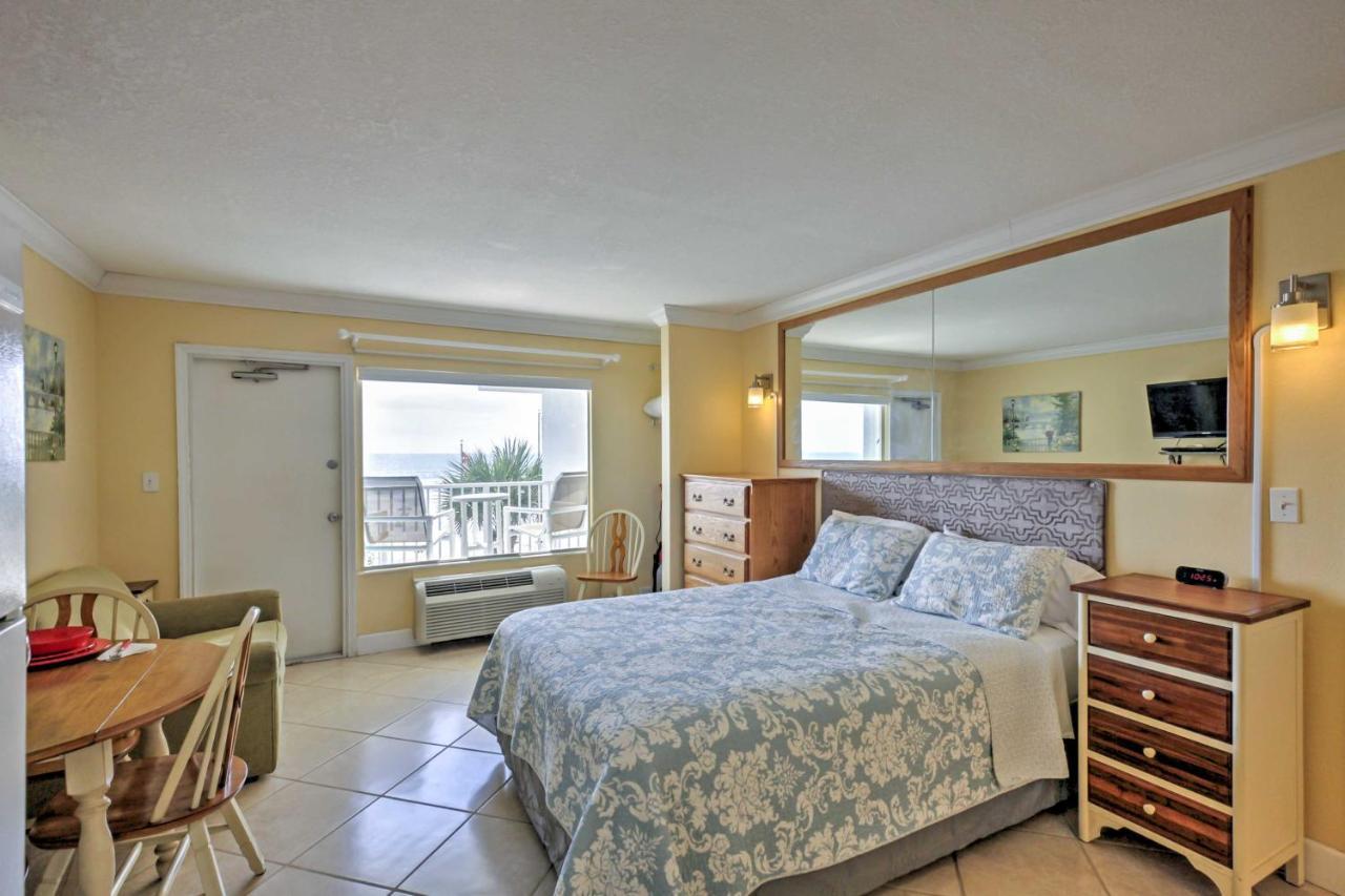 Daytona Beach Studio With Oceanfront Balcony And Pool! Luaran gambar