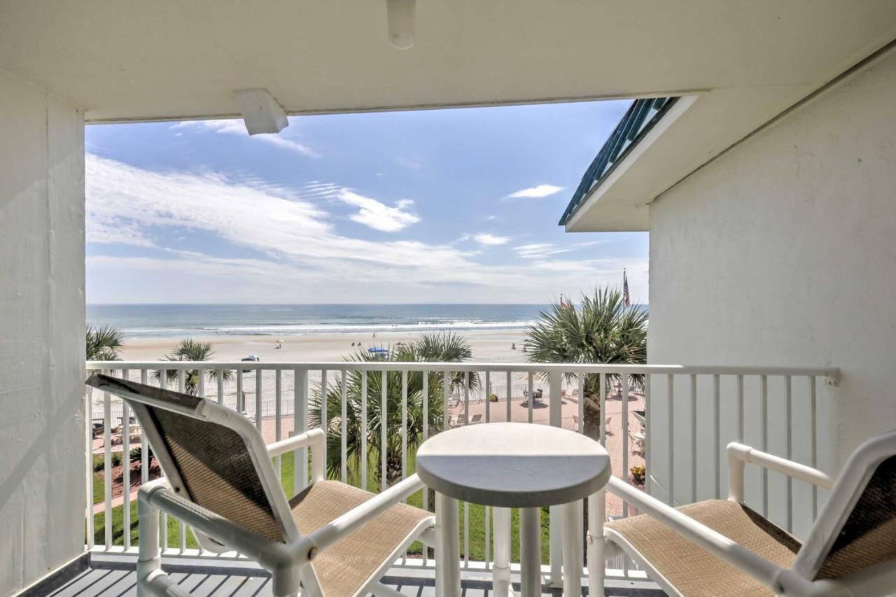 Daytona Beach Studio With Oceanfront Balcony And Pool! Luaran gambar