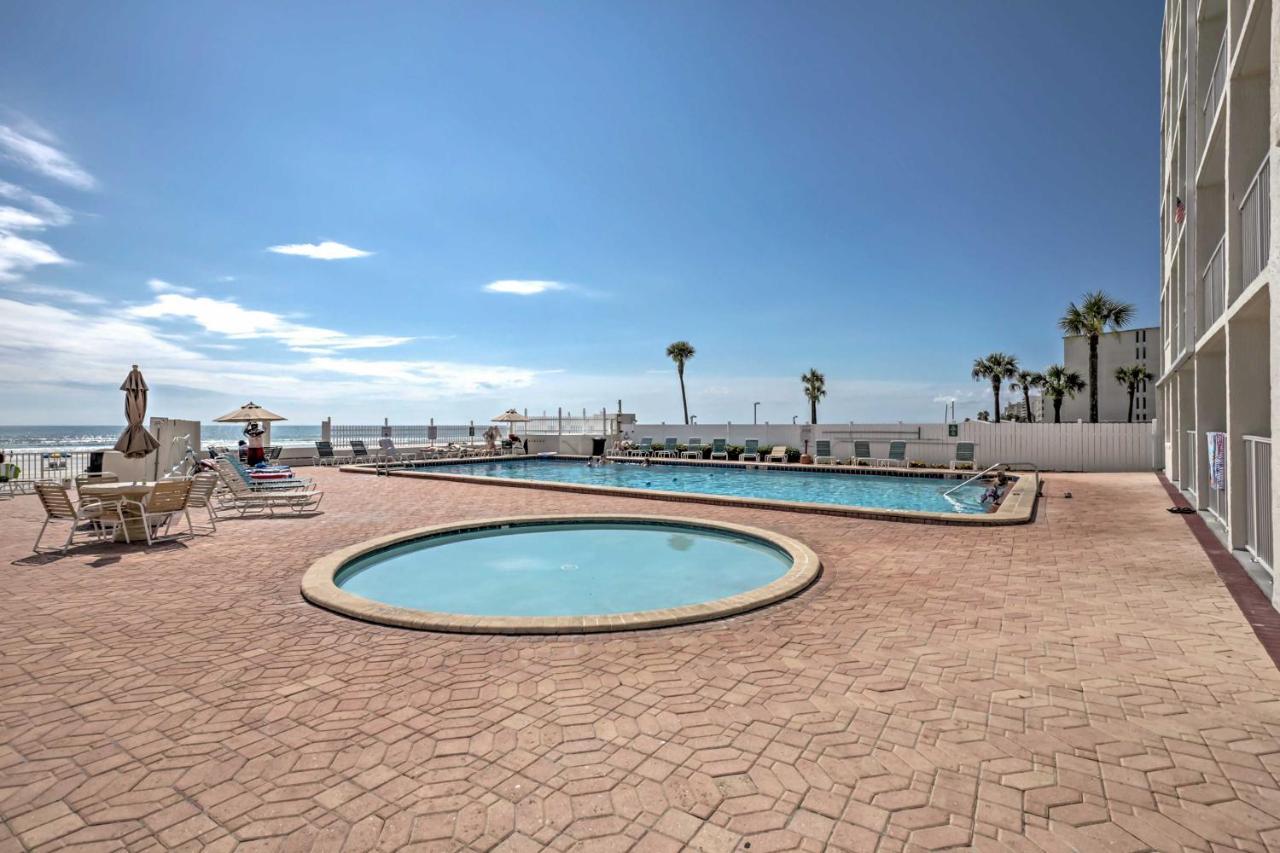 Daytona Beach Studio With Oceanfront Balcony And Pool! Luaran gambar